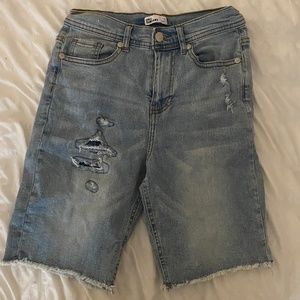 boys ripped jorts